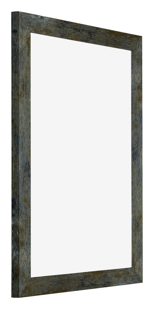 Mura MDF Cadre Photo 46x61cm Bleu Or Mélangé De Face Oblique | Yourdecoration.fr