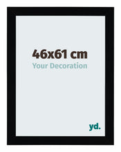 Mura MDF Cadre Photo 46x61cm Noir Brillant De Face Mesure | Yourdecoration.fr