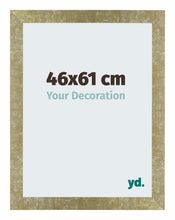 Mura MDF Cadre Photo 46x61cm Or Antique De Face Mesure | Yourdecoration.fr