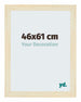 Mura MDF Cadre Photo 46x61cm Sable Patiné De Face Mesure | Yourdecoration.fr