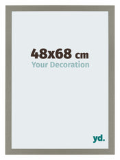 Mura MDF Cadre Photo 48x68cm Gris De Face Mesure | Yourdecoration.fr