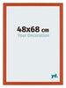 Mura MDF Cadre Photo 48x68cm Orange De Face Mesure | Yourdecoration.fr