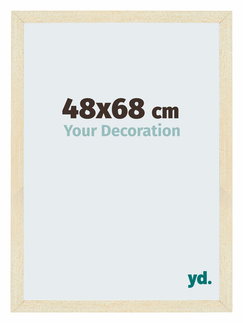 Mura MDF Cadre Photo 48x68cm Sable Balaye De Face Mesure | Yourdecoration.fr