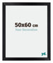 Mura MDF Cadre Photo 50x60cm Noir Mat De Face Mesure | Yourdecoration.fr