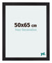 Mura MDF Cadre Photo 50x65cm Noir Grain De Bois De Face Mesure | Yourdecoration.fr