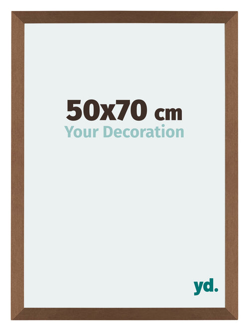 Mura MDF Cadre Photo 50x70cm Cuivre Decor De Face Mesure | Yourdecoration.fr