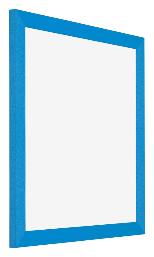 Mura MDF Cadre Photo 55x55cm Bleu Brillant De Face Oblique | Yourdecoration.fr
