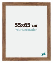 Mura MDF Cadre Photo 55x65cm Chêne Rustique De Face Mesure | Yourdecoration.fr