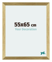 Mura MDF Cadre Photo 55x65cm Or Brillant De Face Mesure | Yourdecoration.fr