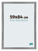 Mura MDF Cadre Photo 59x84cm Bleu Brillant De Face Mesure | Yourdecoration.fr