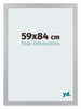 Mura MDF Cadre Photo 59x84cm Gris Patine De Face Mesure | Yourdecoration.fr