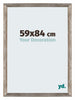 Mura MDF Cadre Photo 59x84cm Noyer De Face Mesure | Yourdecoration.fr
