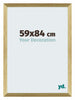Mura MDF Cadre Photo 59x84cm Or Vintage De Face Mesure | Yourdecoration.fr