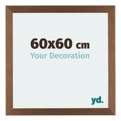 Mura MDF Cadre Photo 60x60cm Cuivre Decor De Face Mesure | Yourdecoration.fr