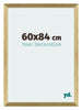Mura MDF Cadre Photo 60x84cm Or Brillant De Face Mesure | Yourdecoration.fr