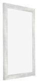 Mura MDF Cadre Photo 60x90cm Argent Brillant Vintage De Face Oblique | Yourdecoration.fr