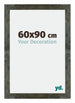 Mura MDF Cadre Photo 60x90cm Bleu Or Mélangé De Face Mesure | Yourdecoration.fr
