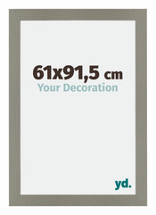 Mura MDF Cadre Photo 61x91 5cm Gris De Face Mesure | Yourdecoration.fr