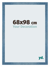 Mura MDF Cadre Photo 68x98cm Fer Patine De Face Mesure | Yourdecoration.fr