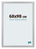 Mura MDF Cadre Photo 68x98cm Gris Patine De Face Mesure | Yourdecoration.fr