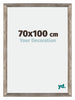 Mura MDF Cadre Photo 70x100cm Métal Vintage De Face Mesure | Yourdecoration.fr