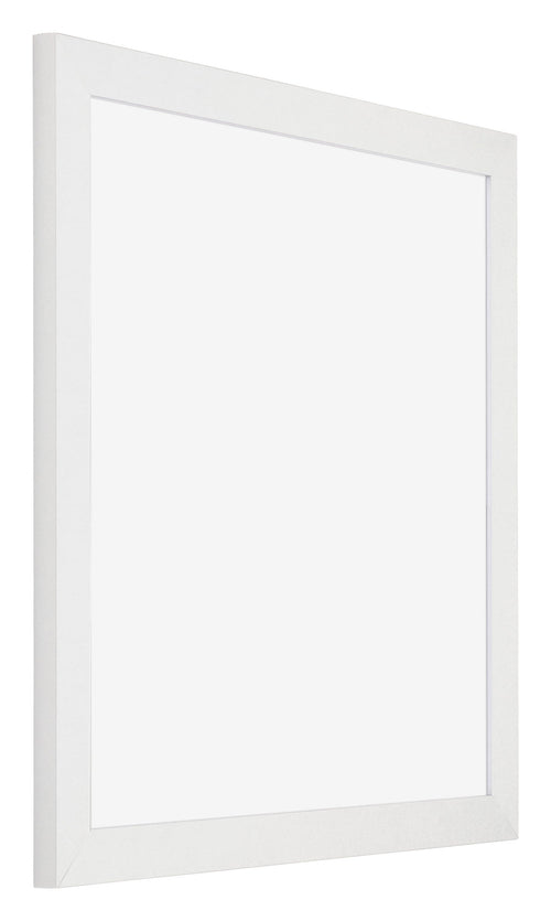 Mura MDF Cadre Photo 70x70cm Blanc Brillant De Face Oblique | Yourdecoration.fr