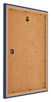 Mura MDF Cadre Photo 70x90cm Bleu Foncé Patine Arriere Oblique | Yourdecoration.fr