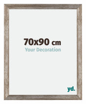 Mura MDF Cadre Photo 70x90cm Métal Vintage De Face Mesure | Yourdecoration.fr