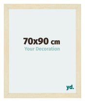 Mura MDF Cadre Photo 70x90cm Sable Balayé De Face Mesure | Yourdecoration.fr