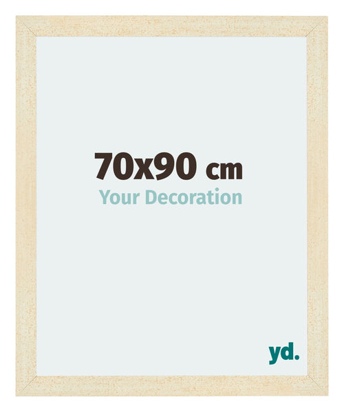 Mura MDF Cadre Photo 70x90cm Sable Balayé De Face Mesure | Yourdecoration.fr