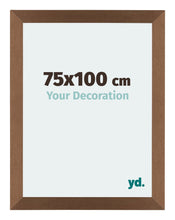 Mura MDF Cadre Photo 75x100cm Cuivre Decor De Face Mesure | Yourdecoration.fr
