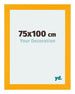 Mura MDF Cadre Photo 75x100cm Jaune De Face Mesure | Yourdecoration.fr