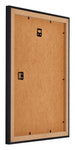 Mura MDF Cadre Photo 75x100cm Noir Grain De Bois Arriere Oblique | Yourdecoration.fr