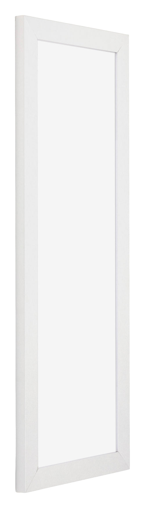 Mura MDF Cadre Photo 37 5x98cm Blanc Brillant De Face Oblique | Yourdecoration.fr