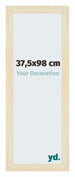 Mura MDF Cadre Photo 37 5x98cm Sable Patine De Face Mesure | Yourdecoration.fr