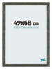 Mura MDF Cadre Photo 49x68cm Bleu Or Melange De Face Mesure | Yourdecoration.fr