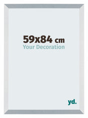 Mura MDF Cadre Photo 59x84cm Aluminium Brosse De Face Mesure | Yourdecoration.fr