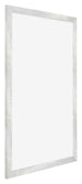 Mura MDF Cadre Photo 67x98cm Argent Brillant De Face Oblique | Yourdecoration.fr