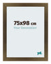 Mura MDF Cadre Photo 75x98cm Bronze Decor De Face Mesure | Yourdecoration.fr