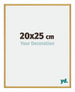 New York Aluminium Cadre Photo 20x25cm Or Brillant De Face Mesure | Yourdecoration.fr