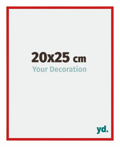 New York Aluminium Cadre Photo 20x25cm Rouge Ferrari De Face Mesure | Yourdecoration.fr