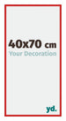 New York Aluminium Cadre Photo 40x70cm Rouge Ferrari De Face Mesure | Yourdecoration.fr