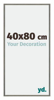 New York Aluminium Cadre Photo 40x80cm Structure Mercury De Face Mesure | Yourdecoration.fr