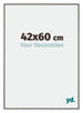 New York Aluminium Cadre Photo 42x60cm Structure Mercury De Face Mesure | Yourdecoration.fr