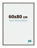 New York Aluminium Cadre Photo 60x80cm Structure Mercury De Face Mesure | Yourdecoration.fr