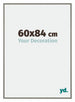 New York Aluminium Cadre Photo 60x84cm Structure Mercury De Face Mesure | Yourdecoration.fr