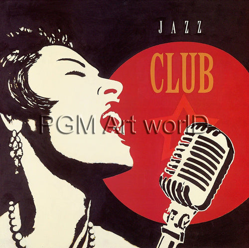 PGM MOF 79 Marco Fabiano Jazz Club Affiche Art 70x70cm | Yourdecoration.fr