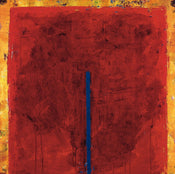 PGM RAB 17 Ralf Bohnenkamp Contrasting Red Affiche Art 98x98cm | Yourdecoration.fr