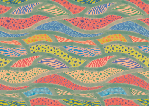 Papier Paint Wave Symphony 350x250cm FLX7 023 | Yourdecoration.fr
