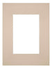 Passe Partout 18x24cm Carton Beige Bord Droit De Face | Yourdecoration.fr